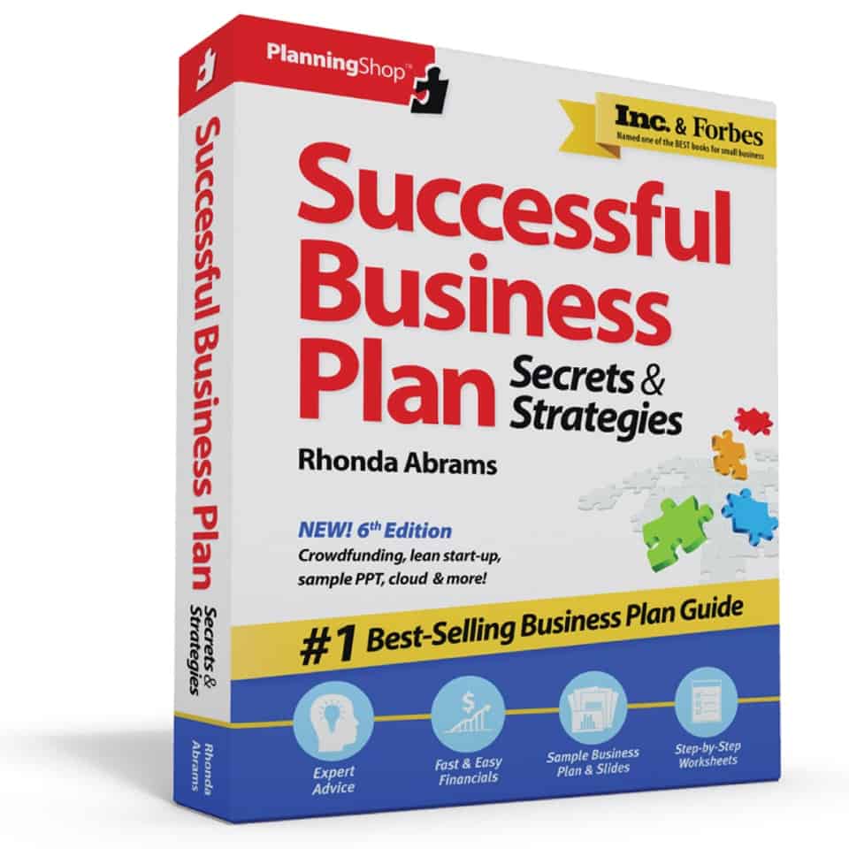 A sample of a well written business plan