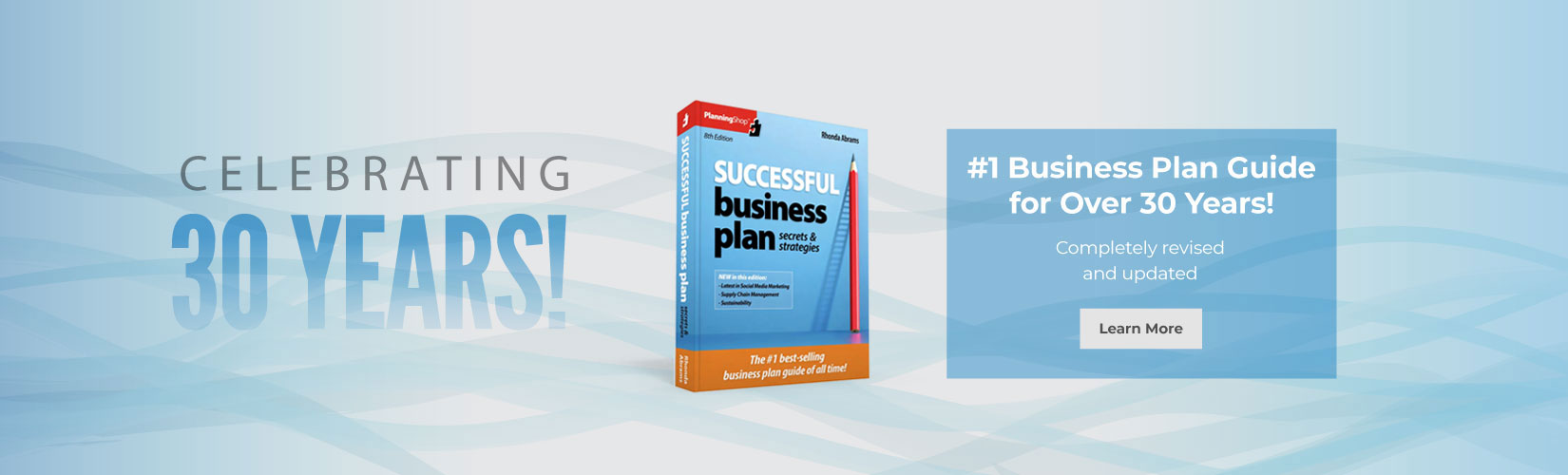 Image banner. Successful Business Plan: Secrets & Strategies, 8th Edition now available! Click to learn more.